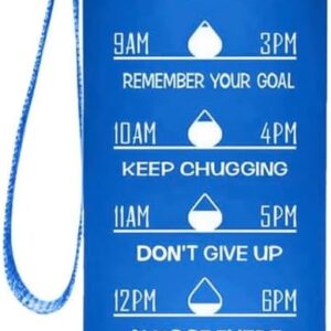 Sports Water Bottle with Time Markers