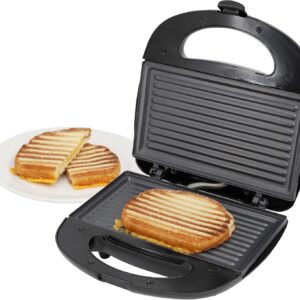 MegaChef Electric Compact Aluminum Nonstick Panin Press Grill Sandwich Maker