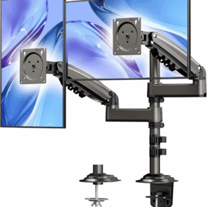 17-32 Inch Dual Monitor Stand, NITROGLIDE™ Dual Monitor Mount, Monitor Stand 2 Monitors, Ergonomic Adjustable Tilt/Swivel/Rotate, Weight Max 19.8 Lbs, VESA 75/100Mm