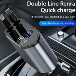 120W Retractable Car Charger