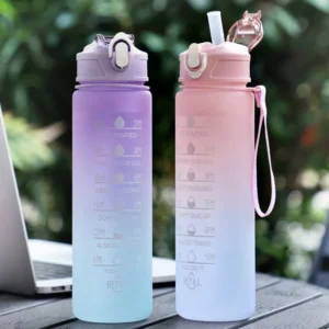 Time Marker Sports Water Bottle