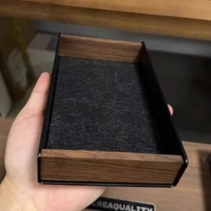 Walnut Wood Desk Organizer