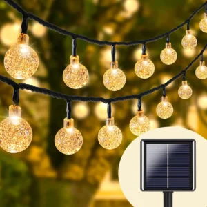 Solar Crystal Fairy String Lights