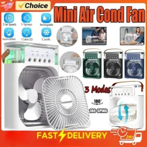 3-in-1 Portable Air Cooler Fan