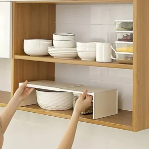 Retractable Cabinet Shelf Organizer