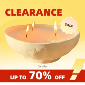 Sand Candle with Wicks