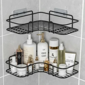 Iron Bathroom Corner Shelf