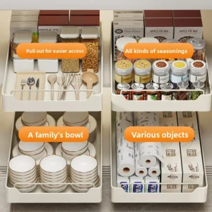 Pull-Out Cabinet Storage Basket