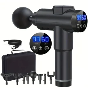 Massage Gun with 8 Attachments