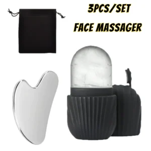 Ice Face Roller Gua Sha Set