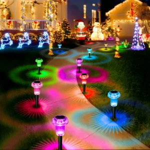 Solar Mushroom Pathway Lights
