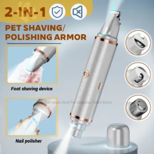 2-in-1 Pet Nail & Paw Trimmer