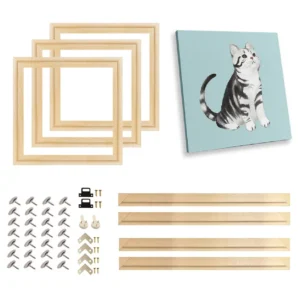 Natural Wooden Square Frame