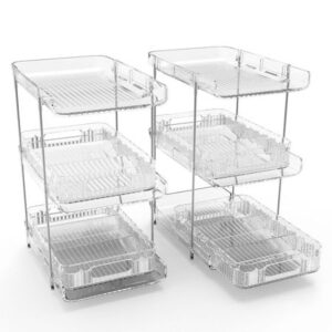 3-Tier Clear Organizer 2-Pack