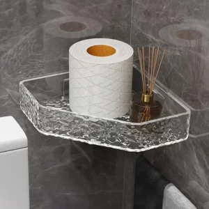 Glacier Clear Corner Shelf