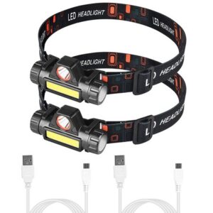 Rechargeable Pet Headlamp 2-Pack